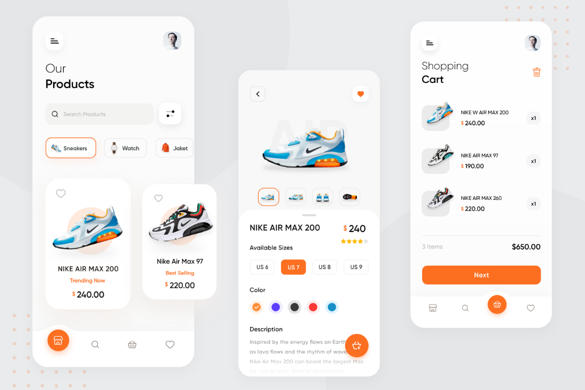 Flutter E-Commerce App UI