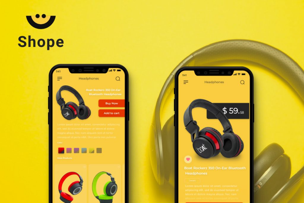 Shope - Free Flutter eCommerce Minimalist Template - OverHive
