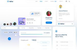 Tailus - Free Tailwind UI Component and Template
